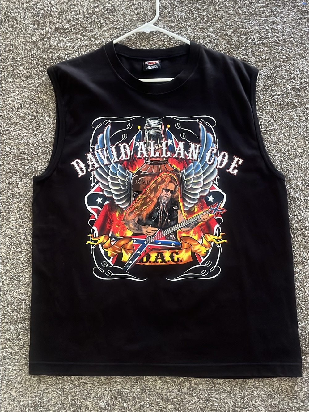 Vintage Harley-Davidson David Allan Coe Shirt
